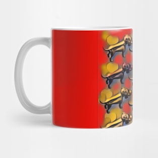 3D Funny Dogs Mug